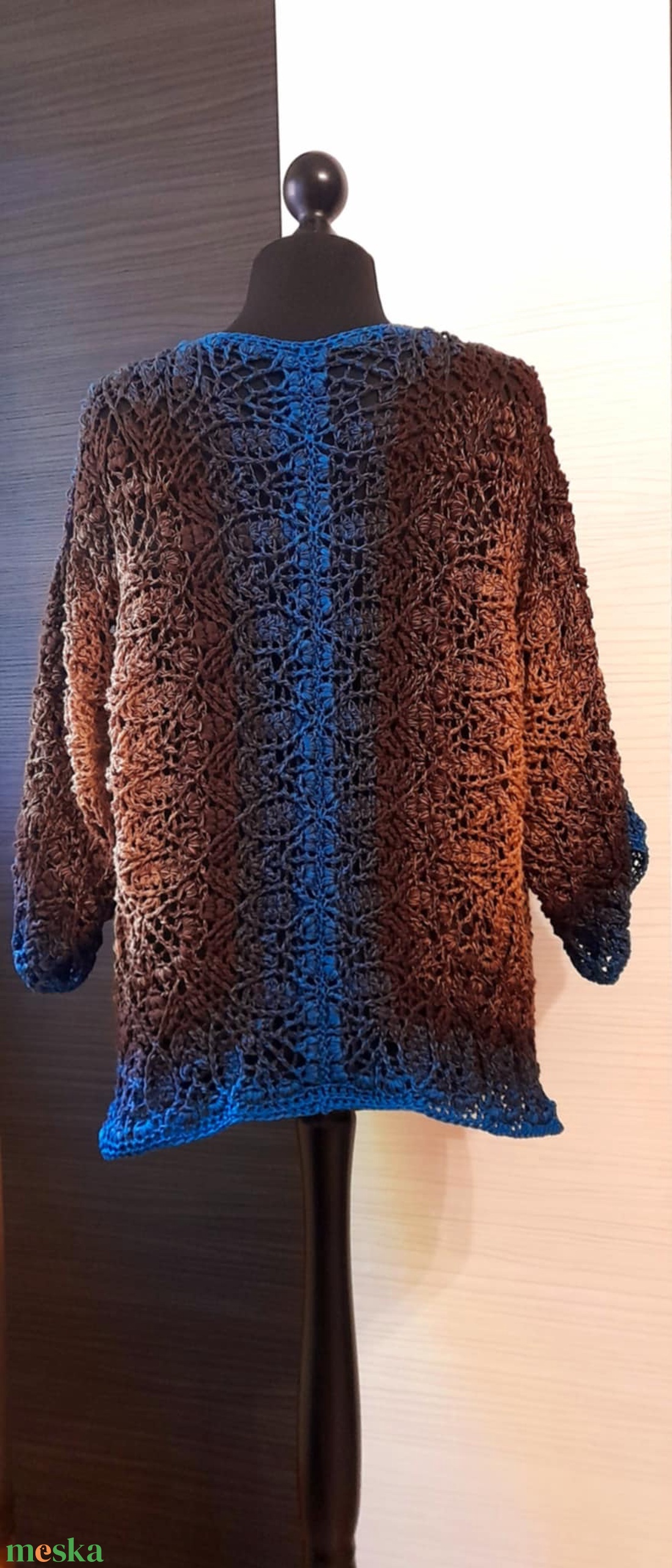 Virágos Hexi Kardigán - ruha & divat - női ruha - pulóver - Meska.hu