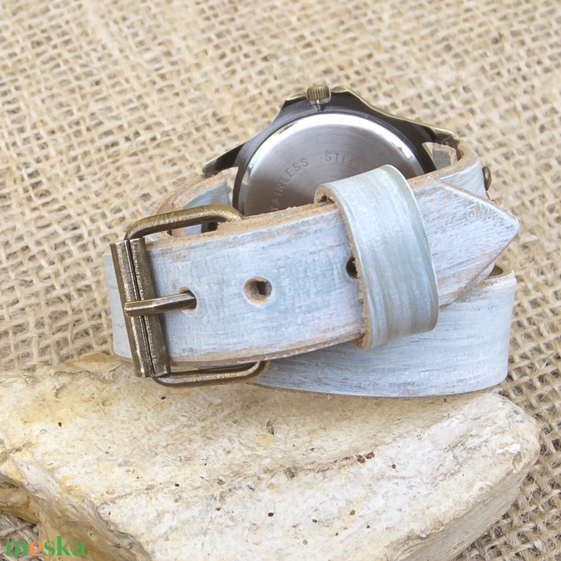 Női Karóra indiai motívummal, Különleges órakarkötő, Ékszeróra, Karkötőóra - ékszer - karóra és ékszeróra - karóra - Meska.hu