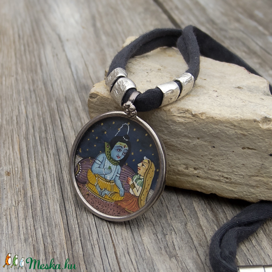 Női Rajastani nyaklánc, Indiai nyaklánc, Radha Krishna nyaklánc, Női amulett nyaklánc - ékszer - nyaklánc - medálos nyaklánc - Meska.hu Női Rajastani nyaklánc, Indiai nyaklánc, Radha Krishna nyaklánc, Női amulett nyaklánc - ékszer - nyaklánc - medálos nyaklánc - Meska.hu