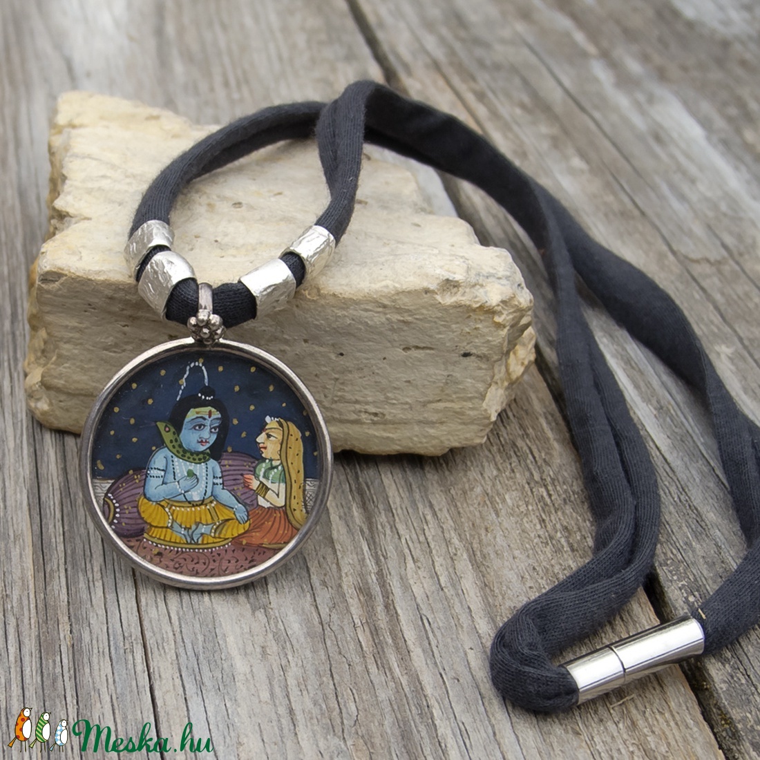 Női Rajastani nyaklánc, Indiai nyaklánc, Radha Krishna nyaklánc, Női amulett nyaklánc - ékszer - nyaklánc - medálos nyaklánc - Meska.hu Női Rajastani nyaklánc, Indiai nyaklánc, Radha Krishna nyaklánc, Női amulett nyaklánc - ékszer - nyaklánc - medálos nyaklánc - Meska.hu