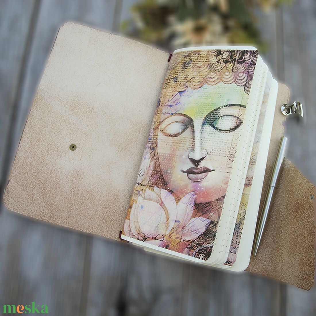 Bőr utazási napló, Egzotikus Buddha bőr napló, Buddhista bőr Notebook, Emlékkönyv, Újratölthető - otthon & életmód - papír, írószer - jegyzetfüzet & napló - Meska.hu Bőr utazási napló, Egzotikus Buddha bőr napló, Buddhista bőr Notebook, Emlékkönyv, Újratölthető - otthon & életmód - papír, írószer - jegyzetfüzet & napló - Meska.hu