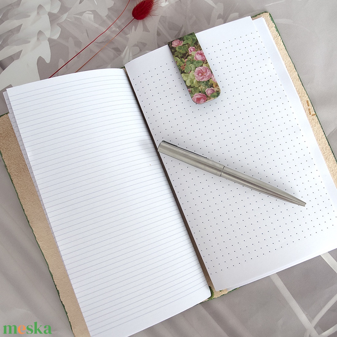 Olasz marhabőr pávás notebook, Páva napló, Bőr utazási napló, Marhabőr ötletnapló, Jegyzetfüzet, Notebook, Emlékkönyv, Ú - otthon & életmód - papír, írószer - jegyzetfüzet & napló - Meska.hu