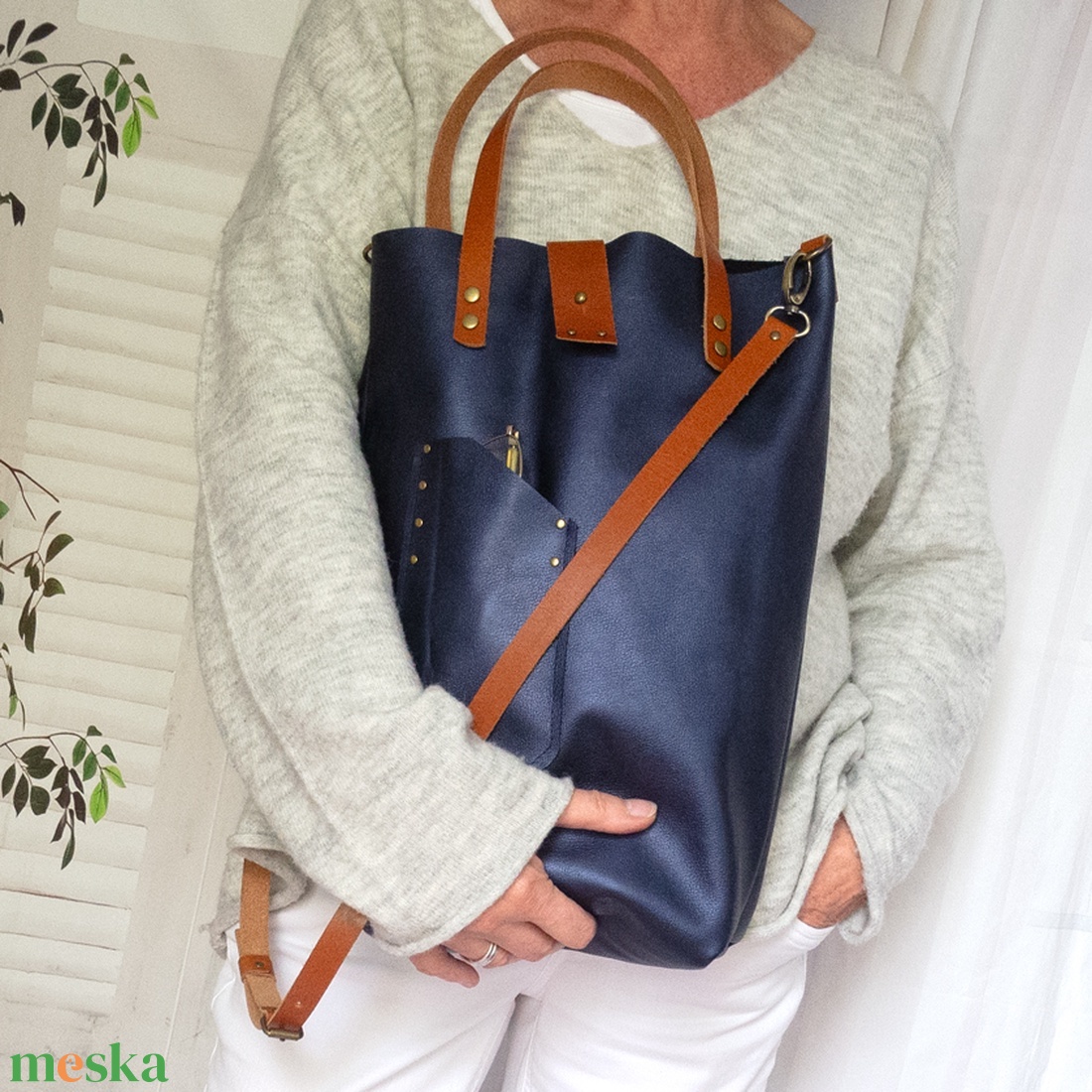 Olasz marhabőr táska - táska & tok - kézitáska & válltáska - válltáska - Meska.hu