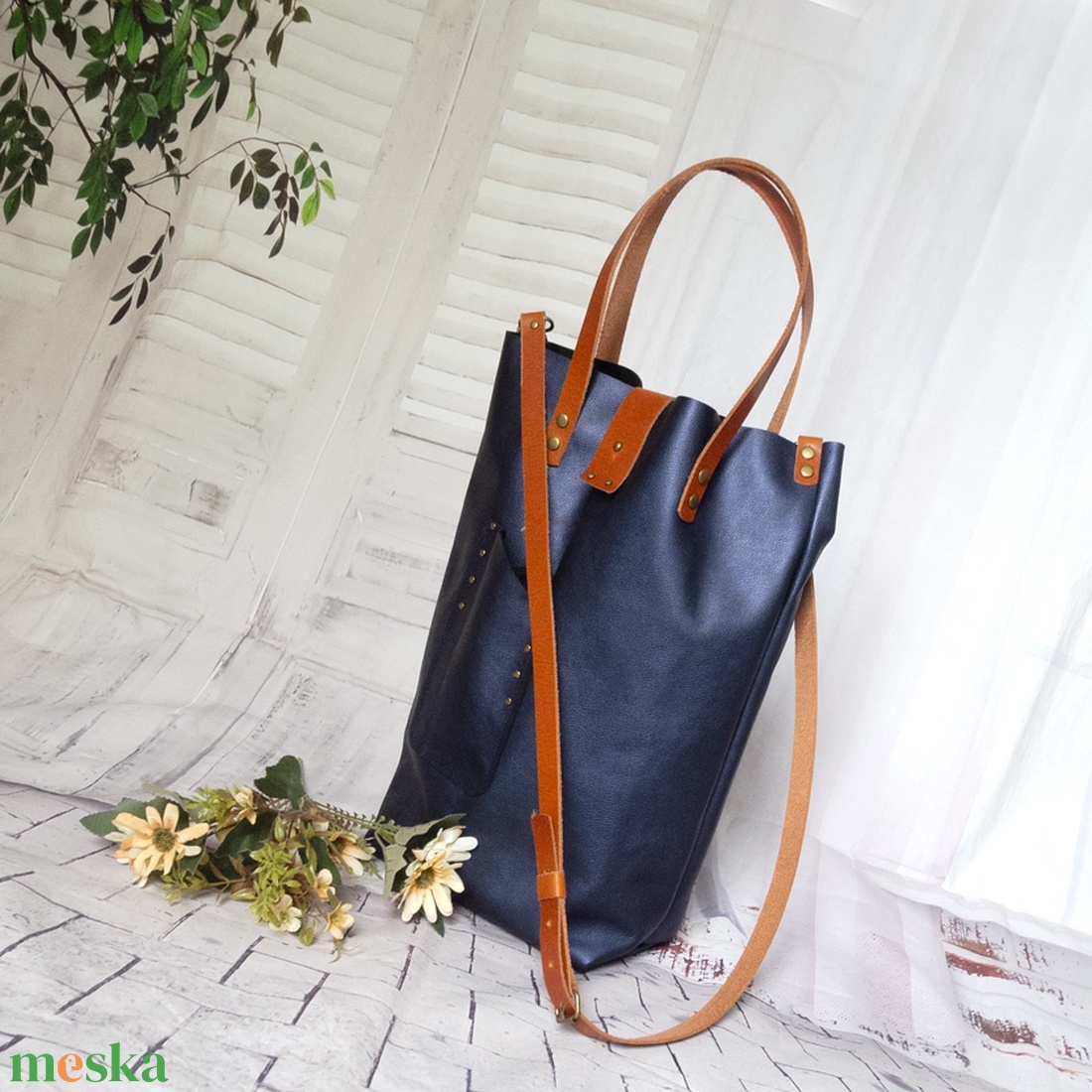 Olasz marhabőr táska - táska & tok - kézitáska & válltáska - válltáska - Meska.hu