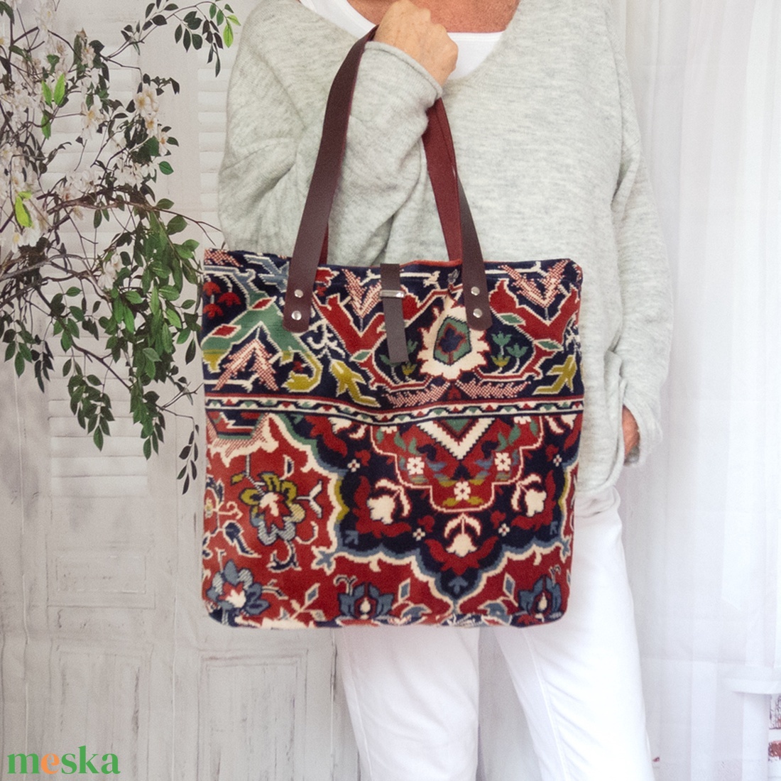 Perzsa szőnyegtáska - táska & tok - kézitáska & válltáska - nagy pakolós táska - Meska.hu