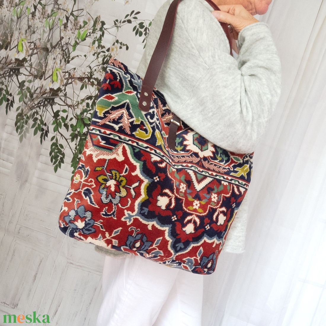 Perzsa szőnyegtáska - táska & tok - kézitáska & válltáska - nagy pakolós táska - Meska.hu