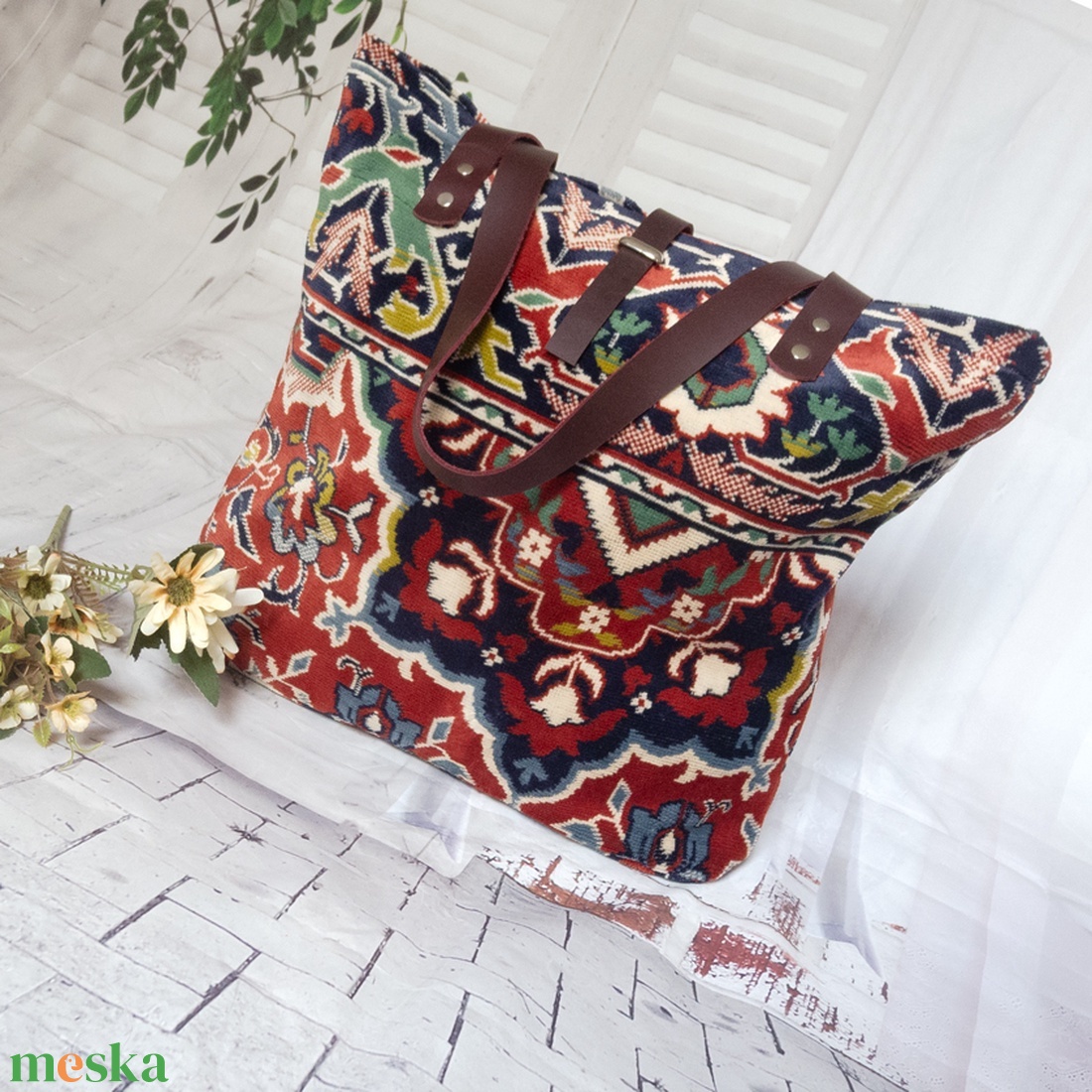 Perzsa szőnyegtáska - táska & tok - kézitáska & válltáska - nagy pakolós táska - Meska.hu
