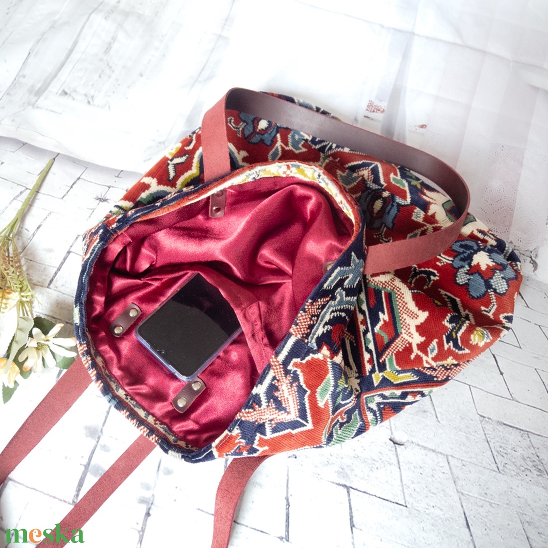 Perzsa szőnyegtáska - táska & tok - kézitáska & válltáska - nagy pakolós táska - Meska.hu