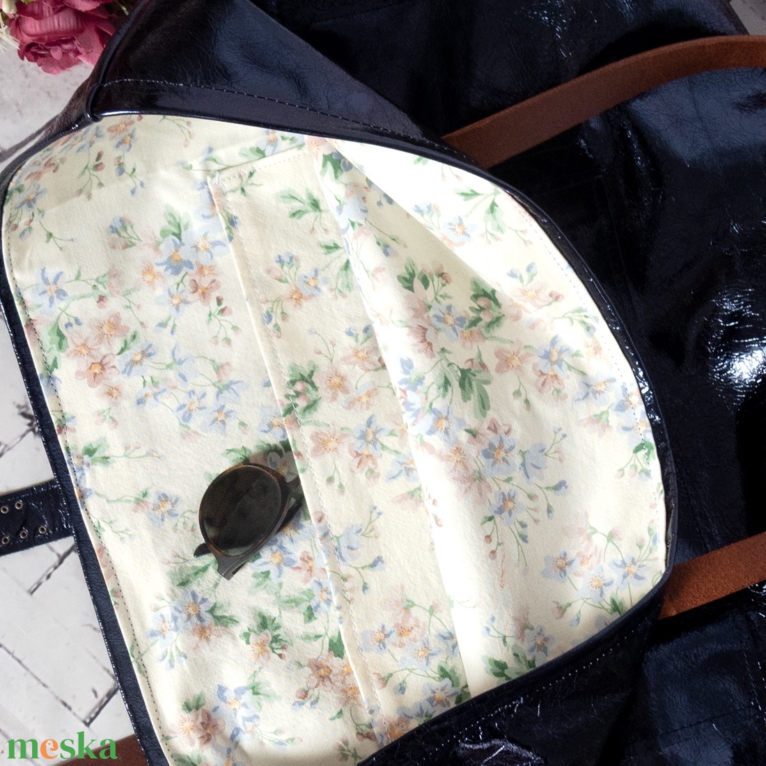 Olasz marhabőr válltáska - táska & tok - kézitáska & válltáska - nagy pakolós táska - Meska.hu