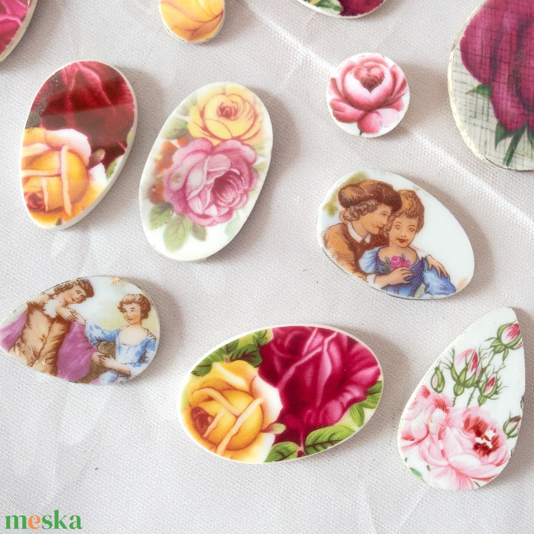 Royal Albert porcelán kabosonok - ékszerkészítlshez - kellékek & szerszámok - szerszámok, eszközök - eszköz ékszerkészítéshez - Meska.hu