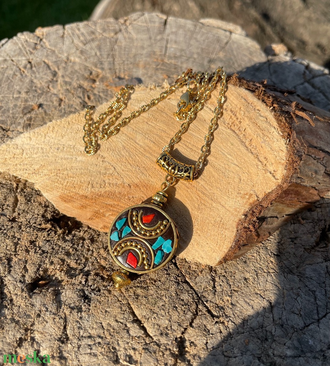 Oriental Charm 3. Indonéz gyönggyel díszített nyaklánc - ékszer - nyaklánc - medálos nyaklánc - Meska.hu Oriental Charm 3. Indonéz gyönggyel díszített nyaklánc - ékszer - nyaklánc - medálos nyaklánc - Meska.hu