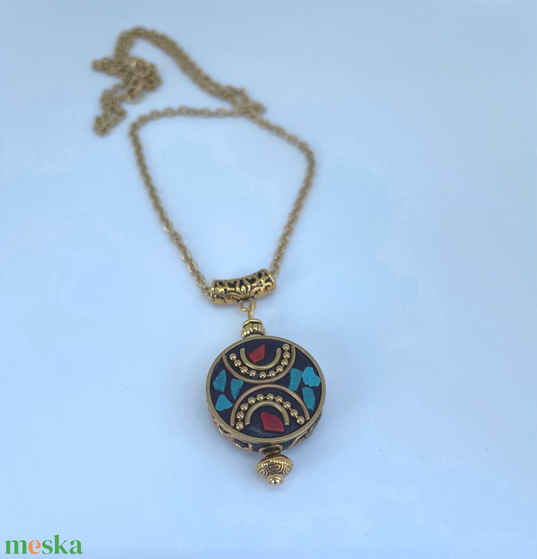 Oriental Charm 3. Indonéz gyönggyel díszített nyaklánc - ékszer - nyaklánc - medálos nyaklánc - Meska.hu Oriental Charm 3. Indonéz gyönggyel díszített nyaklánc - ékszer - nyaklánc - medálos nyaklánc - Meska.hu