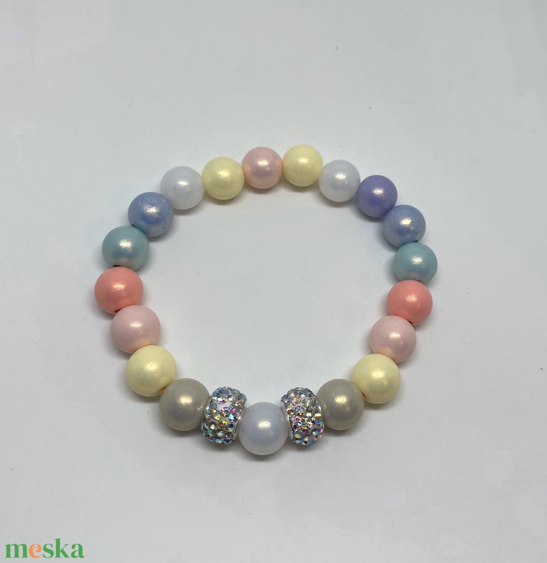 Pastel Candy - Akrilgyöngy karkötő - ékszer - karkötő - gyöngyös karkötő - Meska.hu Pastel Candy - Akrilgyöngy karkötő - ékszer - karkötő - gyöngyös karkötő - Meska.hu