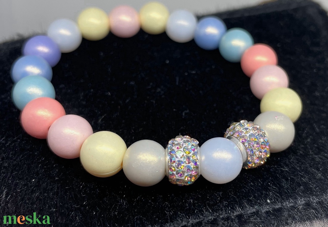 Pastel Candy - Akrilgyöngy karkötő - ékszer - karkötő - gyöngyös karkötő - Meska.hu Pastel Candy - Akrilgyöngy karkötő - ékszer - karkötő - gyöngyös karkötő - Meska.hu