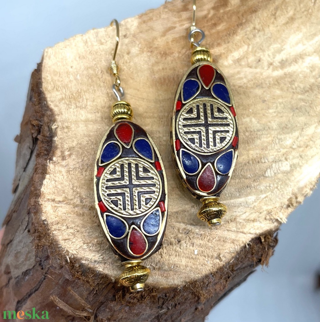 Oriental Charm 2 Indonéz gyönggyel készült fülbevaló - ékszer - fülbevaló - lógó fülbevaló - Meska.hu Oriental Charm 2 Indonéz gyönggyel készült fülbevaló - ékszer - fülbevaló - lógó fülbevaló - Meska.hu
