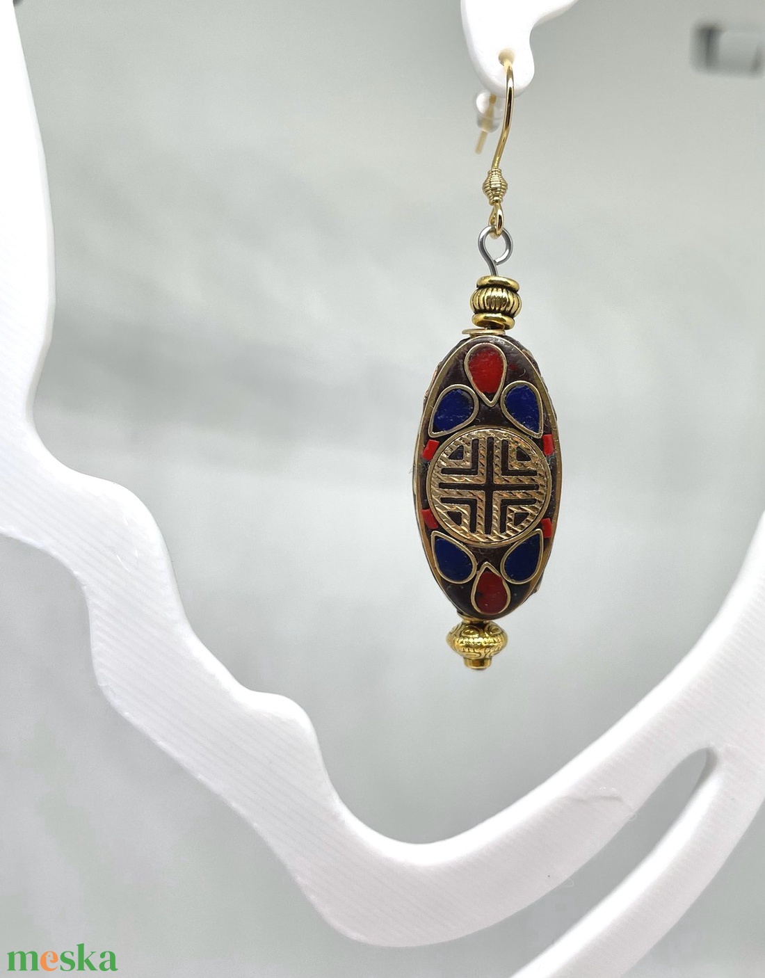 Oriental Charm 2 Indonéz gyönggyel készült fülbevaló - ékszer - fülbevaló - lógó fülbevaló - Meska.hu Oriental Charm 2 Indonéz gyönggyel készült fülbevaló - ékszer - fülbevaló - lógó fülbevaló - Meska.hu