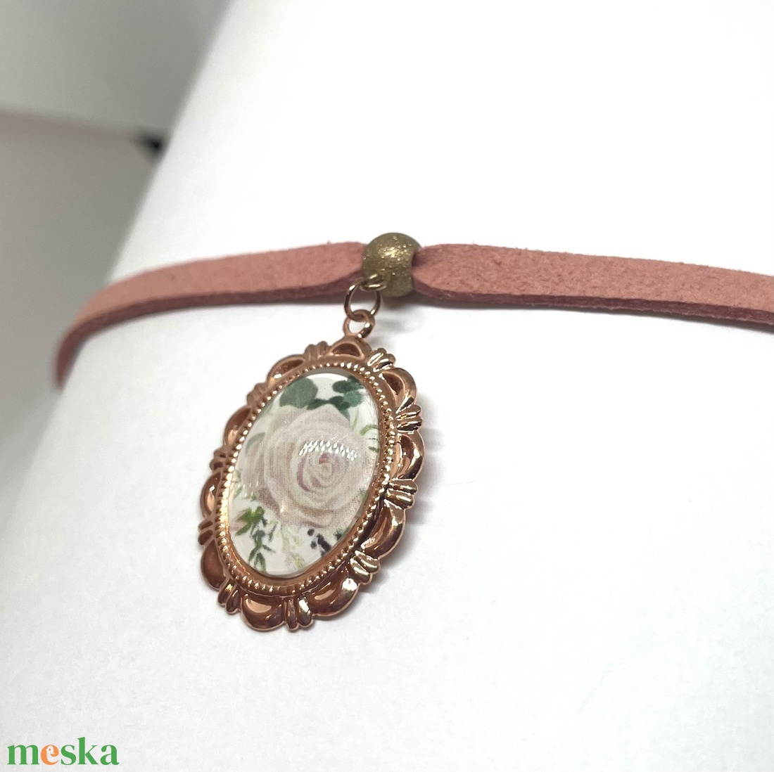 Rose Gold Dream - Choker nyaklánc - ékszer - nyaklánc - cameo nyaklánc - Meska.hu Rose Gold Dream - Choker nyaklánc - ékszer - nyaklánc - cameo nyaklánc - Meska.hu