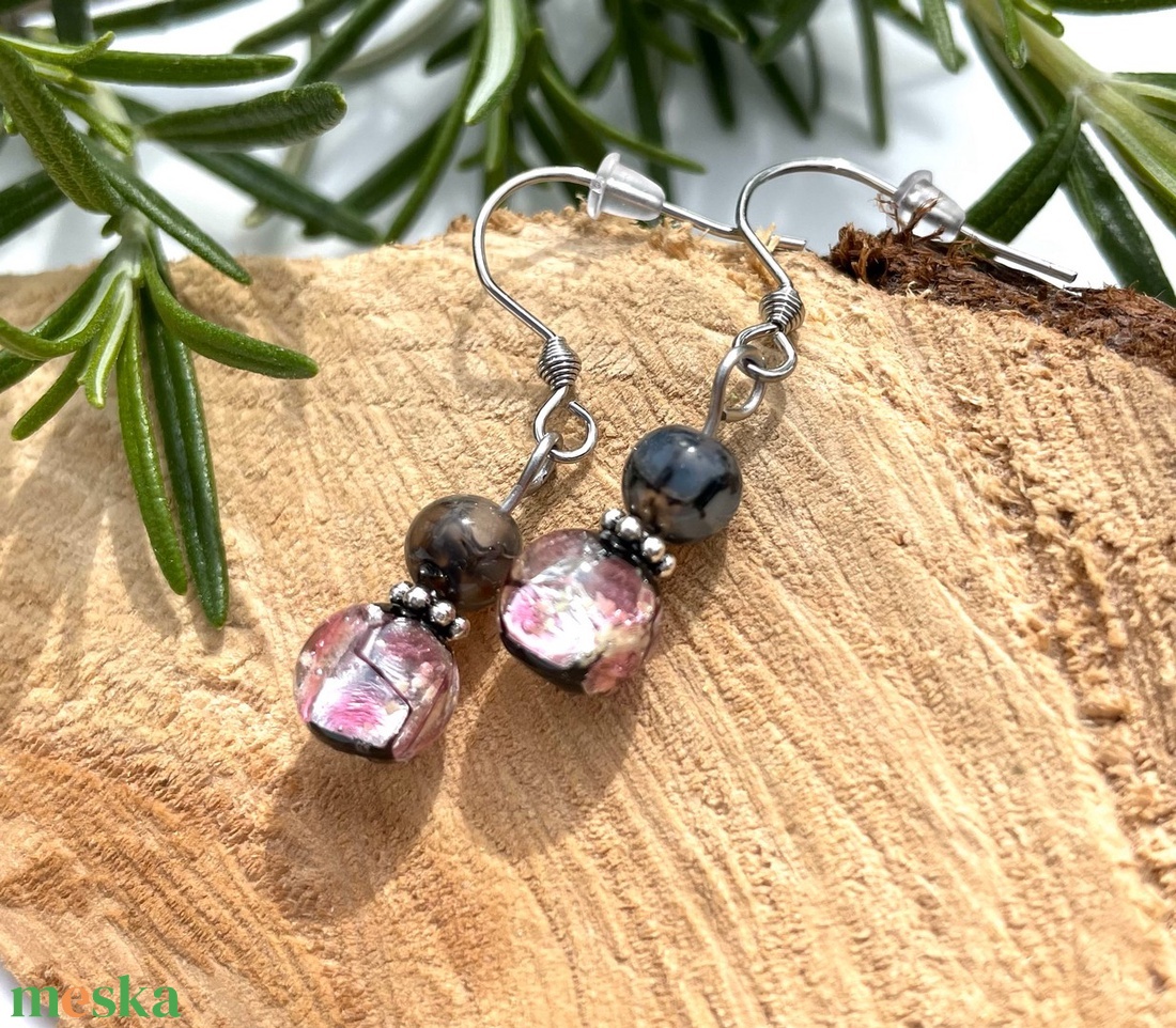 Cute Beads - Lógós gyöngyfülbevaló akciós termékkép 1