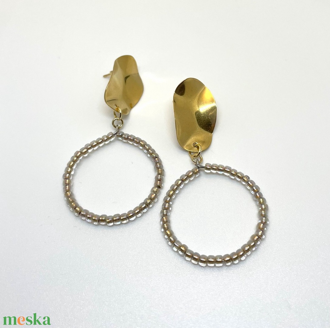 Golden Hoop - Karika fülbevaló - ékszer - fülbevaló - karika fülbevaló - Meska.hu