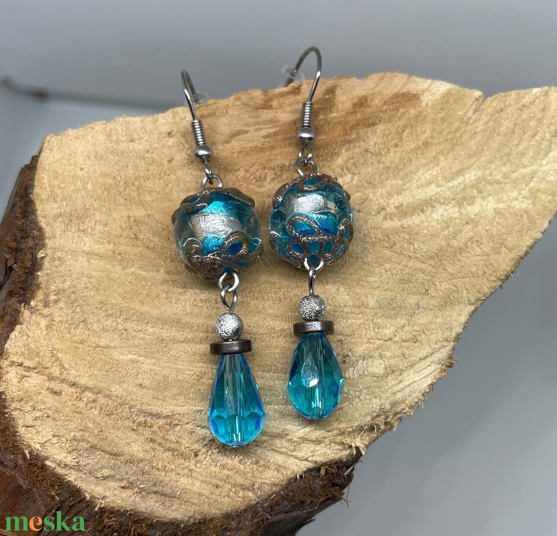 Antique Drop - Lógós csepp fülbevaló - ékszer - fülbevaló - lógó csepp fülbevaló - Meska.hu