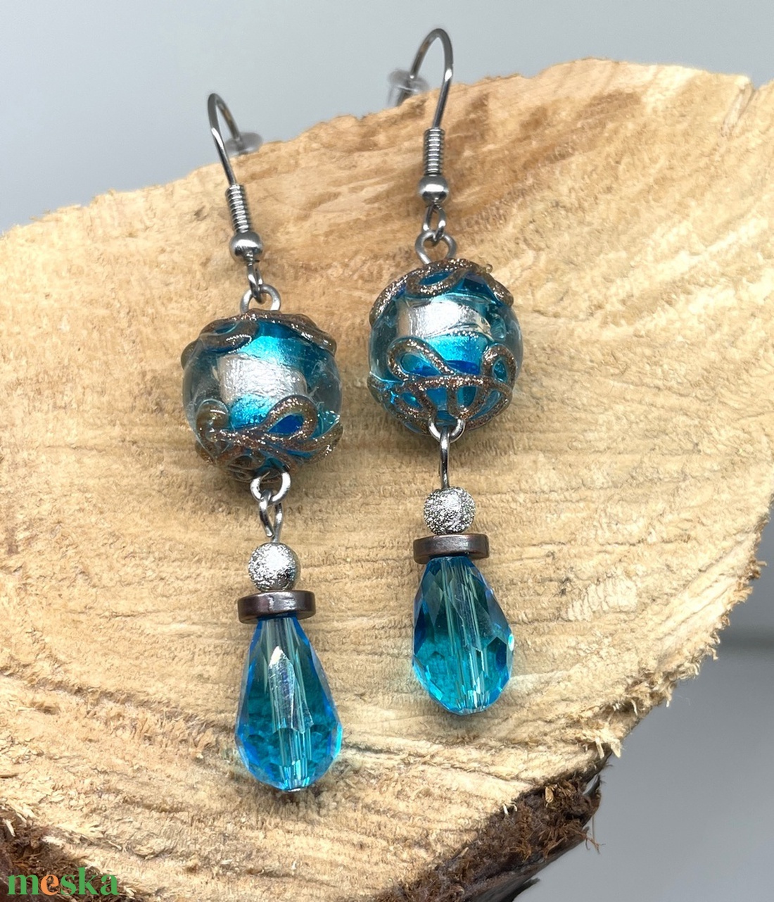 Antique Drop - Lógós csepp fülbevaló - ékszer - fülbevaló - lógó csepp fülbevaló - Meska.hu