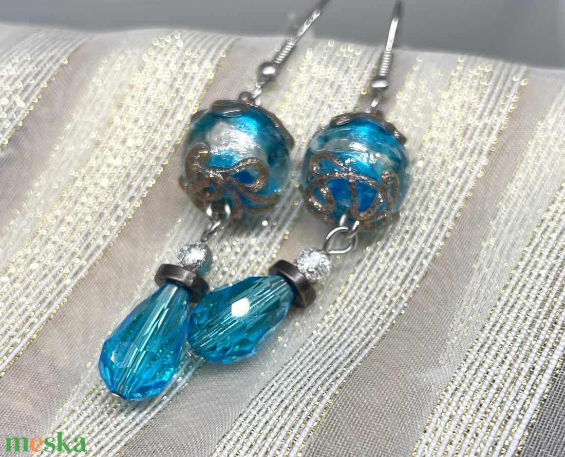 Antique Drop - Lógós csepp fülbevaló - ékszer - fülbevaló - lógó csepp fülbevaló - Meska.hu