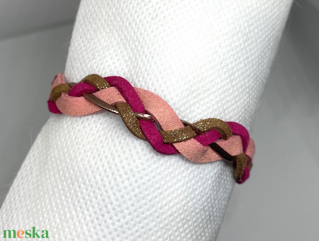 Braided Harmony - Fonott karkötő - ékszer - karkötő - fonott karkötő - Meska.hu