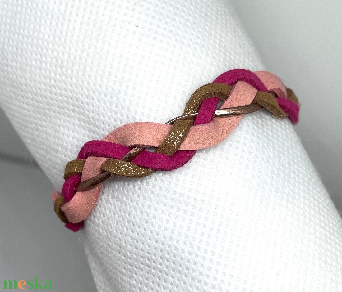 Braided Harmony - Fonott karkötő - ékszer - karkötő - fonott karkötő - Meska.hu