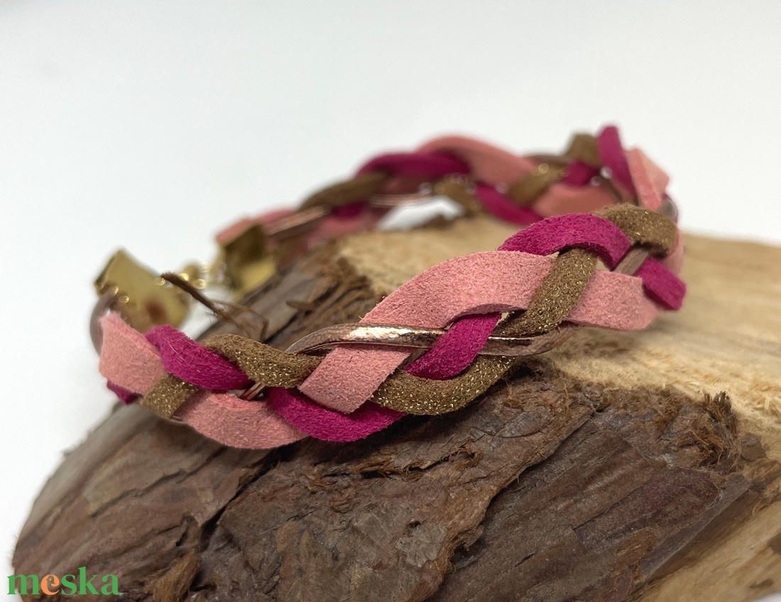 Braided Harmony - Fonott karkötő - ékszer - karkötő - fonott karkötő - Meska.hu