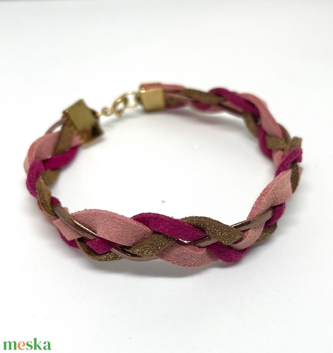 Braided Harmony - Fonott karkötő - ékszer - karkötő - fonott karkötő - Meska.hu