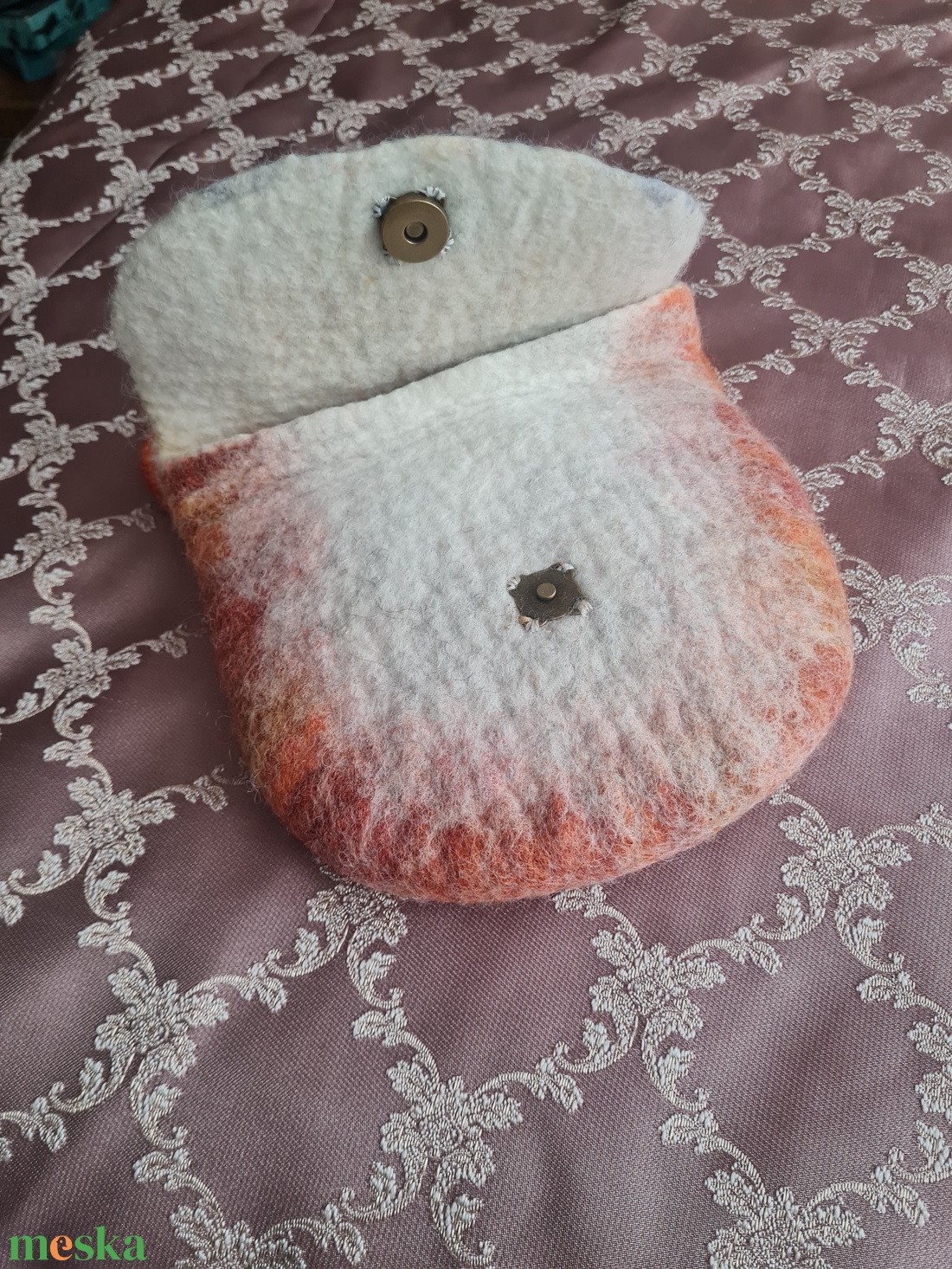 Róka nemez táska - művészet - textilkép - nemezelt - Meska.hu