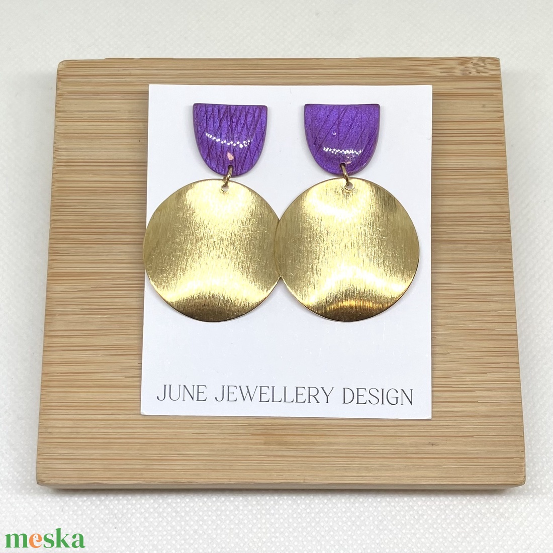 Mirabella színes fülbevalók - ékszer - fülbevaló - lógó fülbevaló - Meska.hu