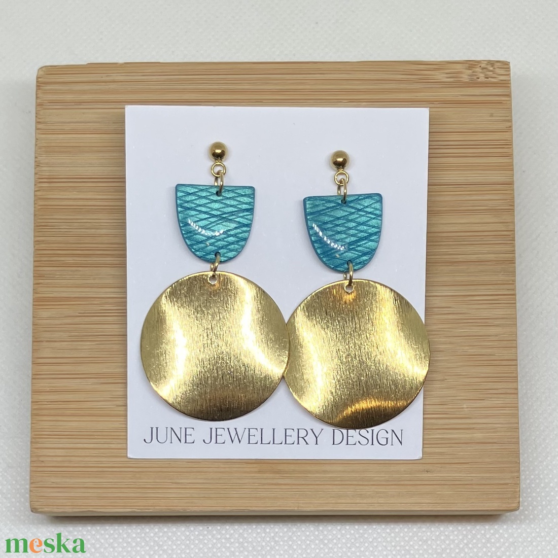 Mirabella színes fülbevalók - ékszer - fülbevaló - lógó fülbevaló - Meska.hu