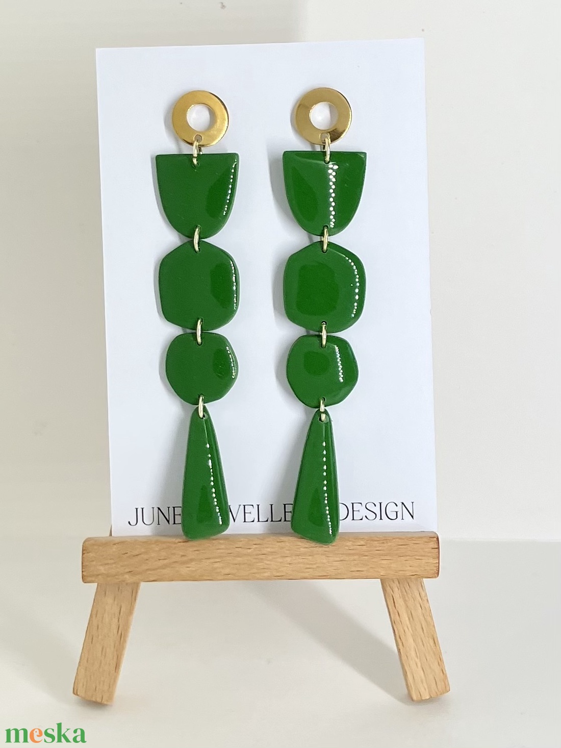 Lana fülbevaló - ékszer - fülbevaló - lógó fülbevaló - Meska.hu