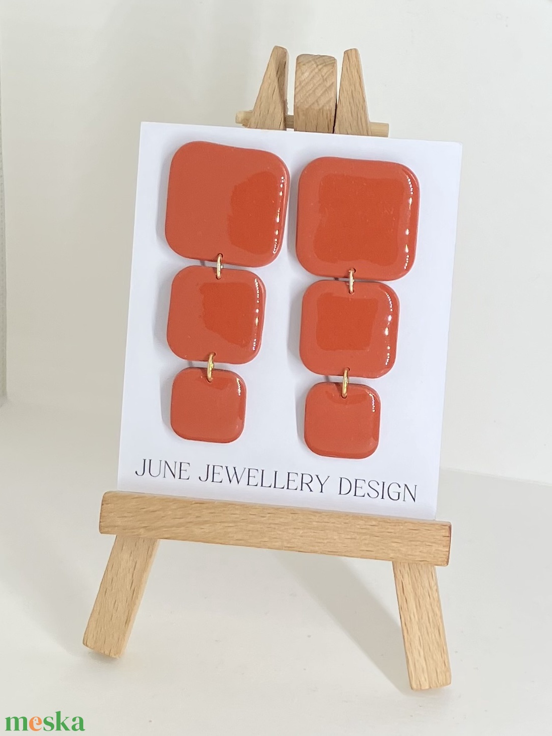 Norah őszi fülbevaló - ékszer - fülbevaló - lógó fülbevaló - Meska.hu