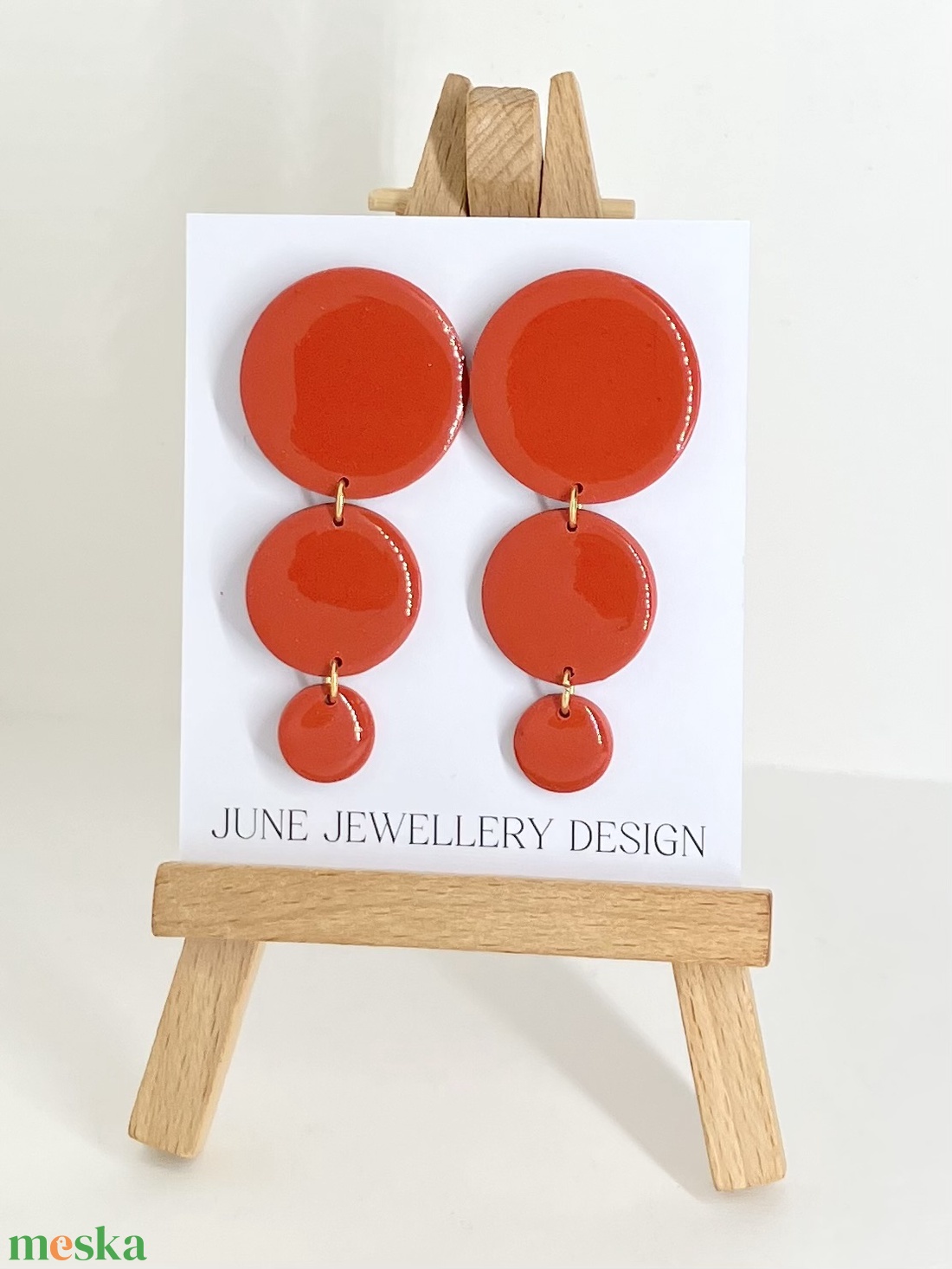 Ivonn őszi fülbevaló - ékszer - fülbevaló - lógó fülbevaló - Meska.hu