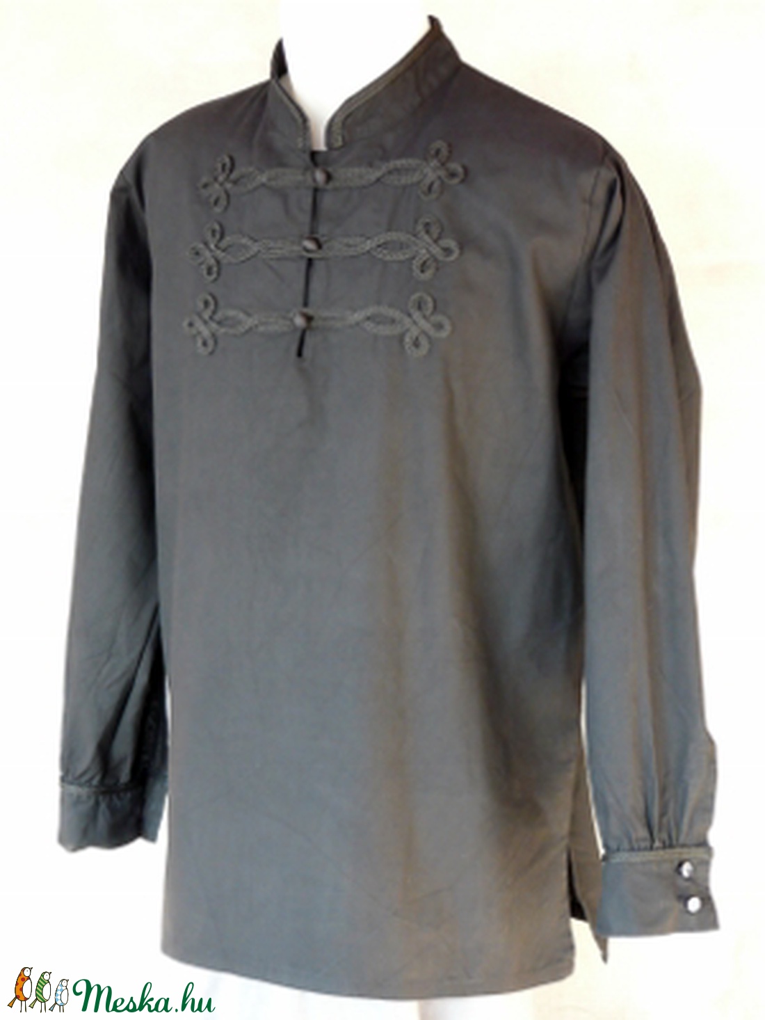 férfi ing ELŐD S-4XL bocskai zsinóros fehér szín - ruha & divat - férfi ruha - ing - Meska.hu férfi ing ELŐD S-4XL bocskai zsinóros fehér szín - ruha & divat - férfi ruha - ing - Meska.hu