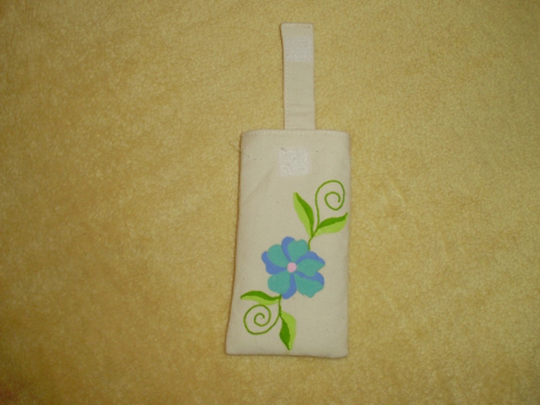  Virágos mobil tartó -  - Meska.hu