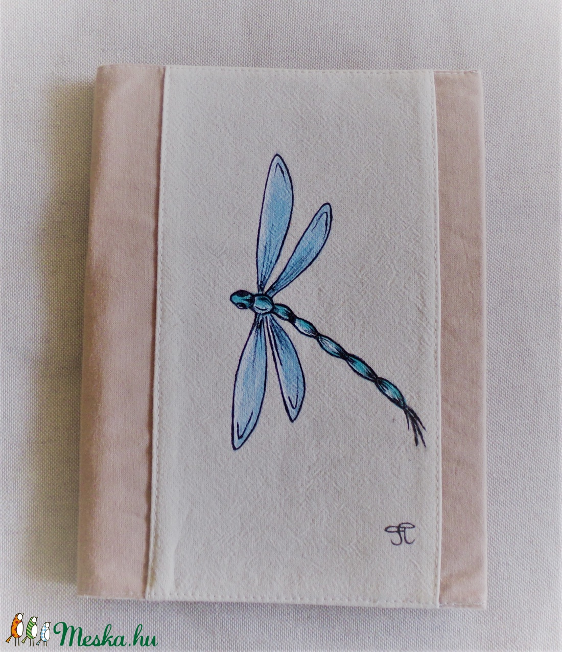 Kézzel festett  Szitakötő  füzet - otthon & életmód - konyhafelszerelés, tálalás - Meska.hu