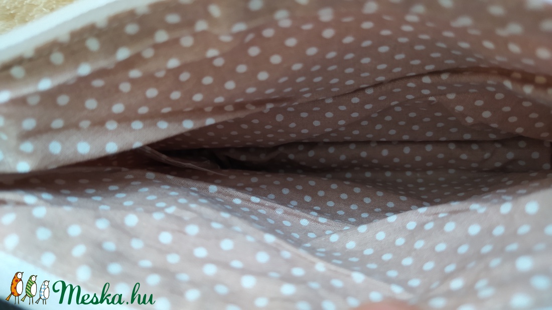 Kézzel festett  Orchideás  nagy neszeszer  - táska & tok - neszesszer - Meska.hu