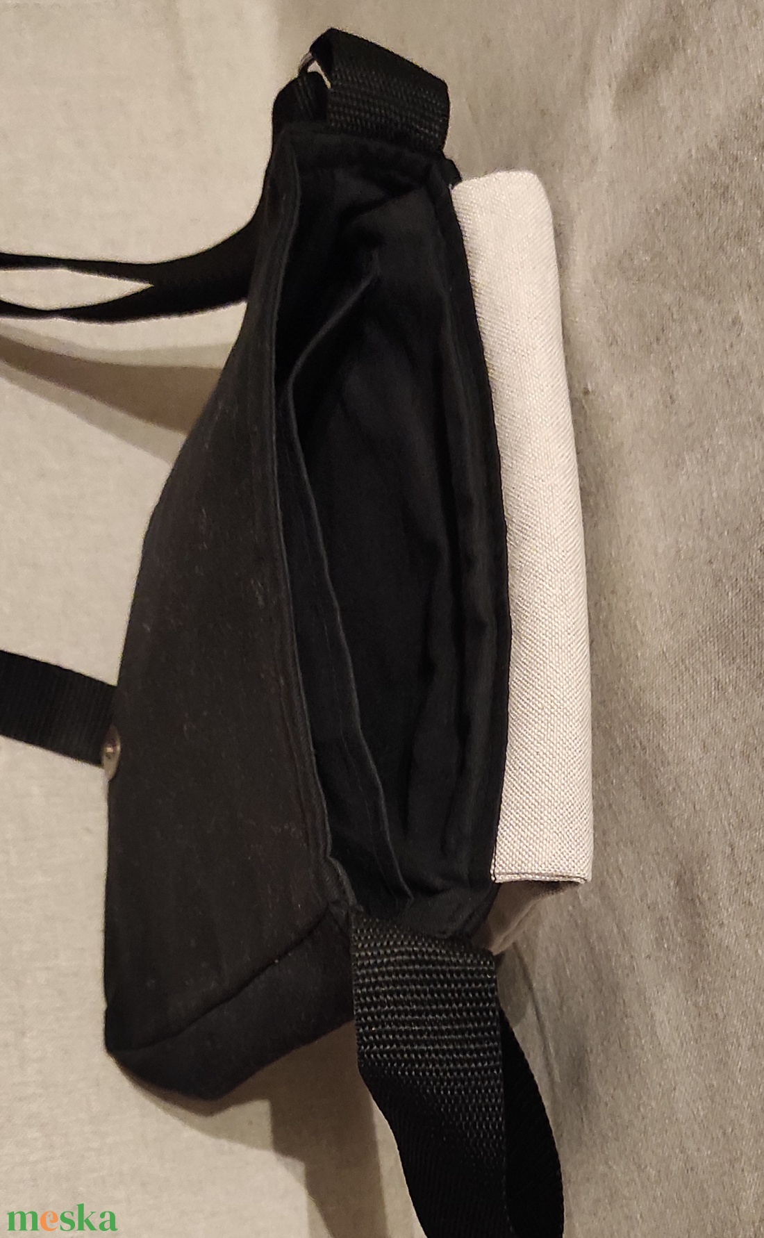 Kézzel festett  Lovas  mintás tarisznya - táska & tok - kézitáska & válltáska - vállon átvethető táska - Meska.hu