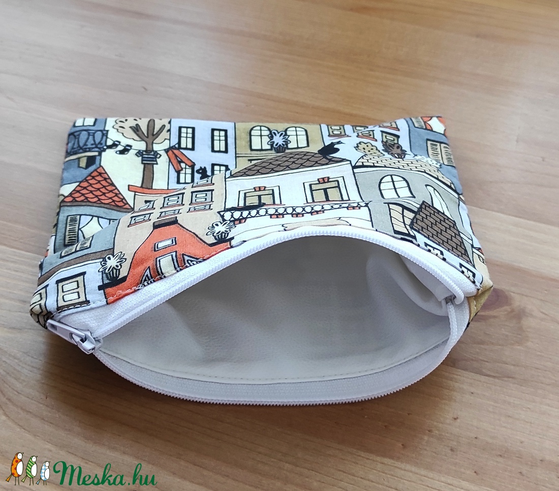  Zöld gondolat újraszalvéta nasi tartóval.  - táska & tok - uzsonna- & ebéd tartó - szendvics csomagoló - Meska.hu