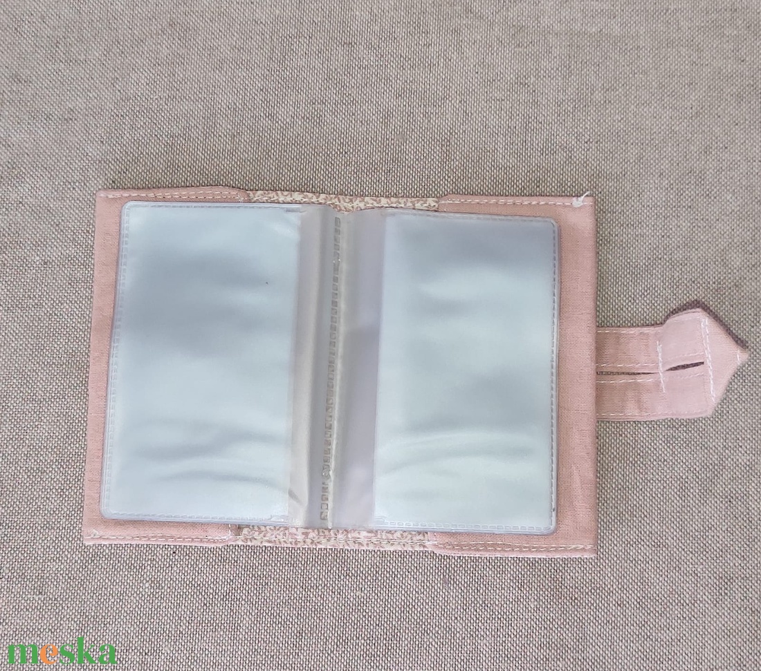 Kézzel festett cseresznye virágos irattartó - táska & tok - pénztárca & más tok - kártyatartó & irattartó - Meska.hu