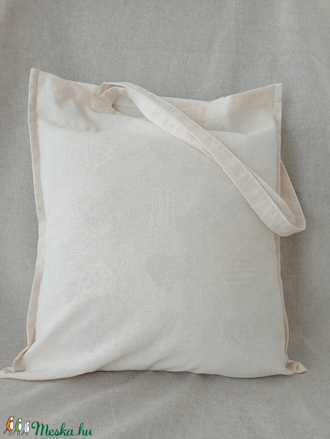 Bevásárló táska kézzel festett pipacsos mintával - táska & tok - bevásárlás & shopper táska - shopper, textiltáska, szatyor - Meska.hu