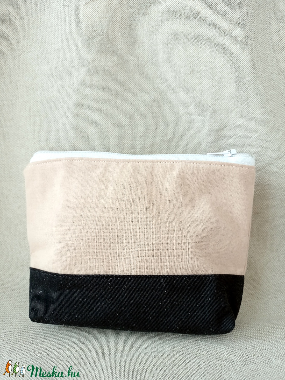 Kézzel festett  virágos kicsi neszeszer  - táska & tok - neszesszer - Meska.hu