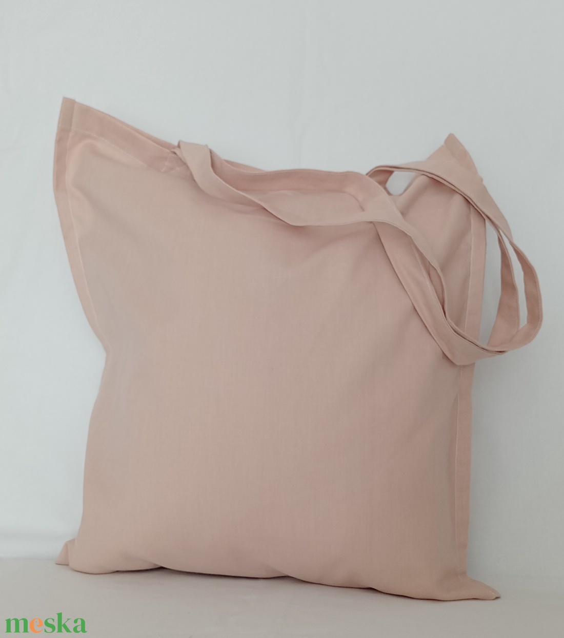  Kézzel festett bevásárló táska jégmadár  mintával - táska & tok - bevásárlás & shopper táska - shopper, textiltáska, szatyor - Meska.hu