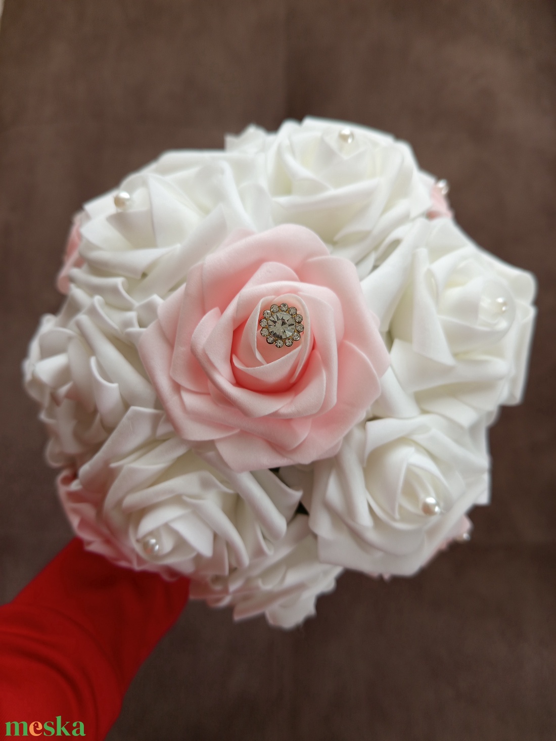 Menyasszonyi csokor  - esküvő - menyasszonyi- és dobócsokor - Meska.hu