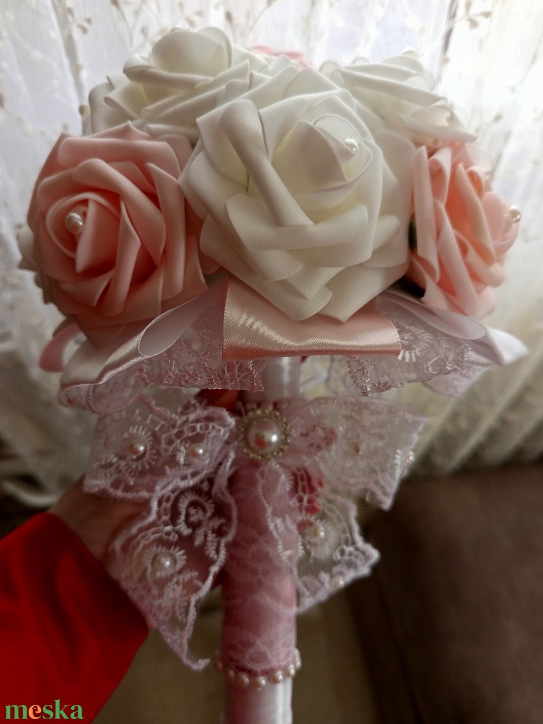 Menyasszonyi csokor  - esküvő - menyasszonyi- és dobócsokor - Meska.hu