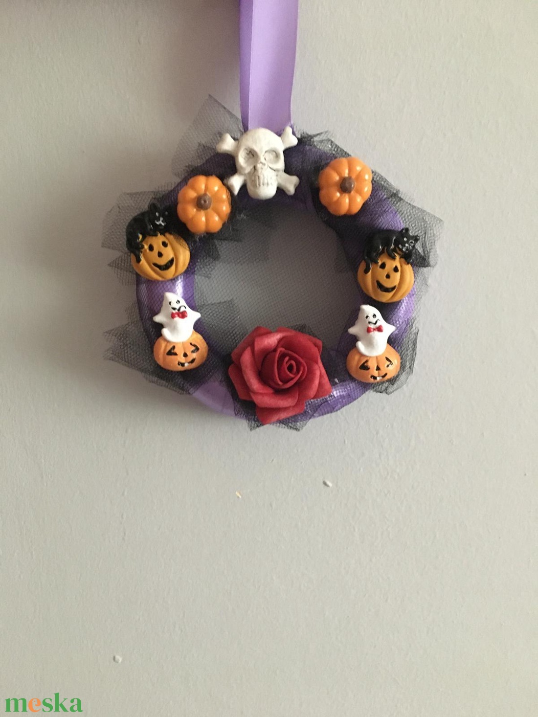 Ajtódísz - otthon & életmód - dekoráció - halloween - halloweeni ajtódíszek és ablakdíszek - Meska.hu