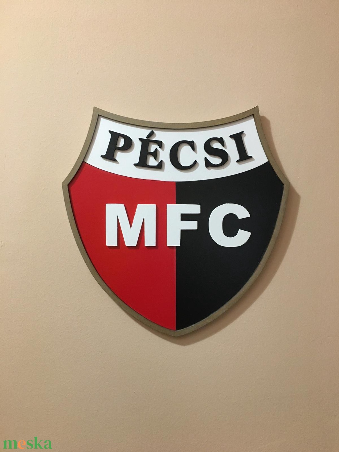 PMFC logo - otthon & életmód - dekoráció - kép & falikép - fából készült kép - Meska.hu